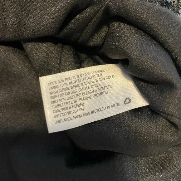 Girls/woman Art Class Black Sequin Mini Skirt - Picture 5 of 7